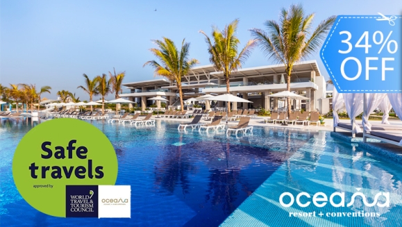 [Image: ¡Oceana Resort TODO INCLUIDO! ¡Paga Q1,999 en Lugar de Q3,040 por Estadía Familiar para 2 Adultos y 2 Niños (Menores de 5 Años) en Habitación Superior + Impuestos Incluidos!m]