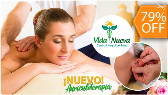 [Image: ¡Paga $15 en Lugar de $70 por Terapia de Bienestar con: 1 Masaje Relajante + Masaje Facio-Craneal + Reflexología + Auriculoterapia + Diagnóstico de Iridología + Aromaterapia!m]