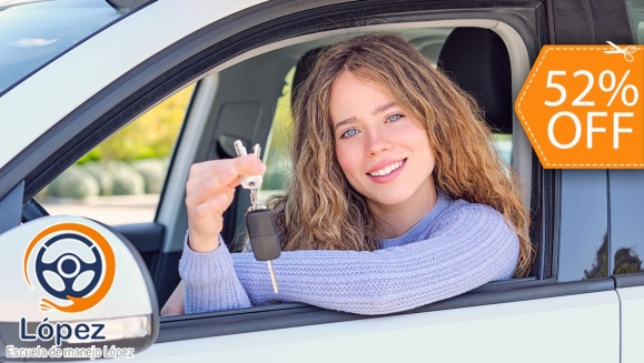 [Image: ¡Paga $55 en Lugar de $115 por 8 Clases Prácticas + 5 Clases Teóricas + 2 Instructorías de Mecánica Básica y 2 de Primeros Auxilios!m]