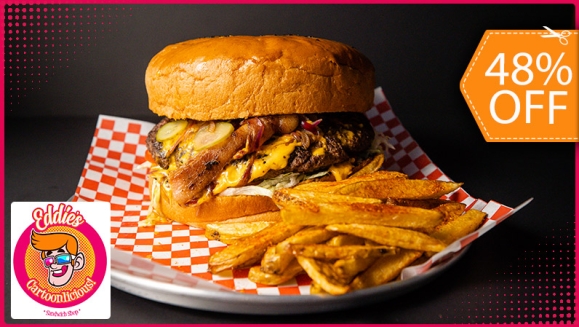 [Image: ¡Paga $8.50 en Lugar de $16.50 por 2 Hamburguesas a Elección entre: Quesoburguesa (Chesse – A), Quesoburguesa con tocino (Chesse – B) o Chicken Pow (Hamburguesa de Pollo) + 2 Ordenes de Papas Fritas!m]