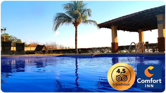 [Image: ¡Paga $47 en Lugar de $105 por Estadía de 1 Noche para 2 Personas + 2 Desayunos Tipo Buffet!m]
