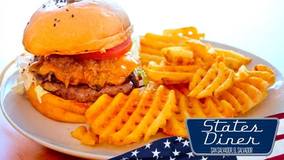 [Image: ¡Paga $11 en Lugar de $22.75 por 2 Classic Cheeseburger, Bacon Cheeseburger, Jalapeño Cheeseburger o Mushroom Cheeseburger + 1 Chili Cheese Fries + 2 Sodas con Refill!m]