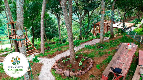 [Image: ¡Paga $17 en Vez de $39.98 por Camping para 2 que Incluye: 2 Entradas al Ecoparque + Tienda de Campaña + Colchoneta + Fogata + Guía de Senderismo + Entrada a Vivero + Mini-Tour de Café + Uso de Juegos de Madera y Cuerda, Columpios y Piscina!m]