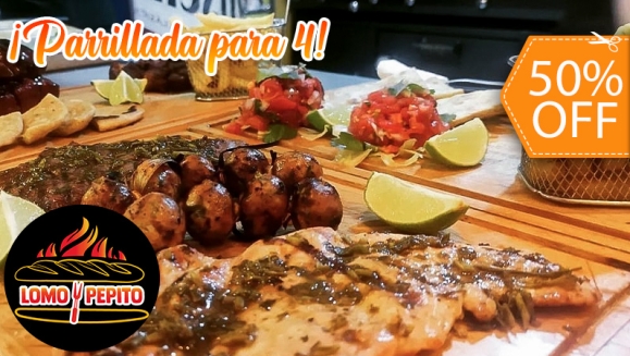 [Image: ¡Paga $17 en Lugar de $34 por Parrillada para 4 que Incluye: Lomo de Res + Chicharrones + Costillas BBQ + Chorizos de Nahuizalco + Pechuga de Pollo + Papas Fritas + Tortillas Fritas + 4 Sodas!m]
