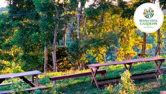 [Image: ¡Paga $17 en Vez de $39.98 por Camping para 2 que Incluye: 2 Entradas al Ecoparque + Tienda de Campaña + Colchoneta + Fogata + Guía de Senderismo + Entrada a Vivero + Mini-Tour de Café + Uso de Juegos de Madera y Cuerda, Columpios y Piscina!m]