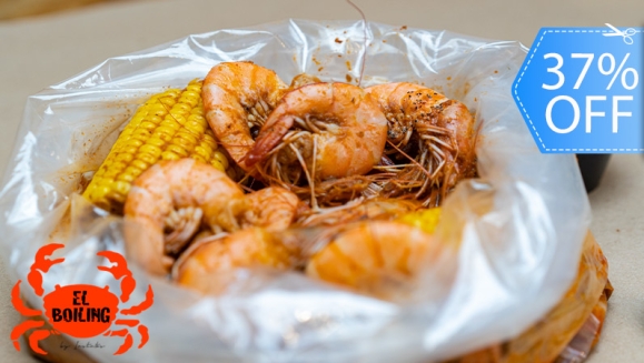 [Image: ¡Sabor Cajún! ¡Paga Q139 en Lugar de Q220 por 1 Libra de Camarones con Papa y Elote en Salsa Cajún + 1 Fritura a Elección entre Yuca, Papas o Patacones + 2 Bebidas Naturales, Gaseosas o Cervezas!m]