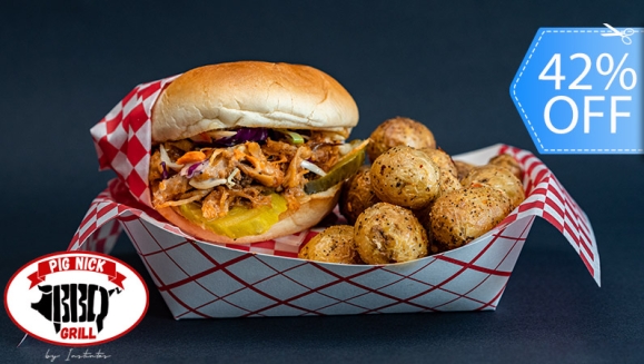 [Image: ¡Paga Q70 en Lugar de Q120 por 2 Combos de Sándwiches Pulled Pork con Papas Bravas + 2 Bebidas Naturales!m]