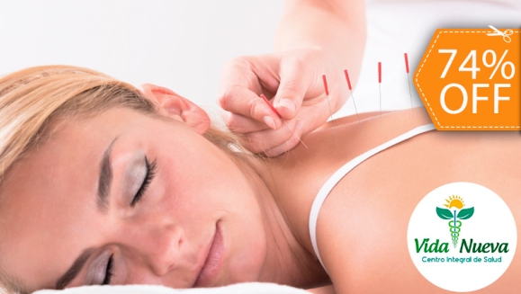 [Image: ¡Paga $18 en Lugar de $70 por 1 Masaje Relajante + 1 Sesión de Acupuntura o de Cupping + 1 Ajuste Quiropráctico + Masaje Cráneo-Facial + Reflexología + Evaluación con Iridología (Estudio del Iris del Ojo)!m]