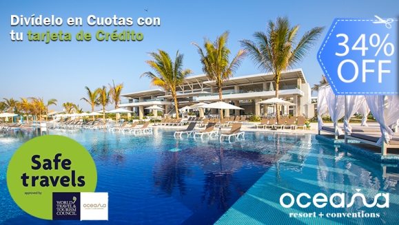 [Image: ¡Oceana Resort TODO INCLUIDO! ¡Paga Q1,999 en Lugar de Q3,040 por Estadía Familiar para 2 Adultos y 2 Niños (Menores de 5 Años) en Habitación Superior + Impuestos Incluidos!m]