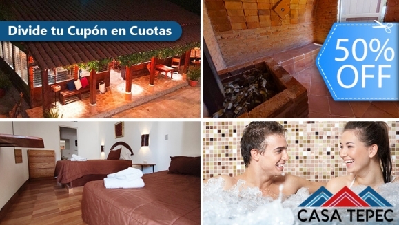 [Image: ¡Paga Q599 en Lugar de Q1,200 por Estadía Romántica que Incluye: 1 Noche para 2 Personas + 2 Desayunos Típicos + 1 Botella de Vino + Uso de Jazucci, Temazcal, Teepe y Fogata!m]