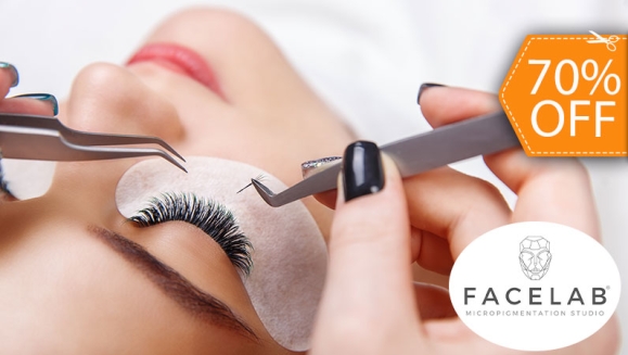 [Image: ¡Paga $18 en Lugar de $60 por Extensión de Pestañas Estilo Natural + Perfilado y Laminado de Cejas!m]