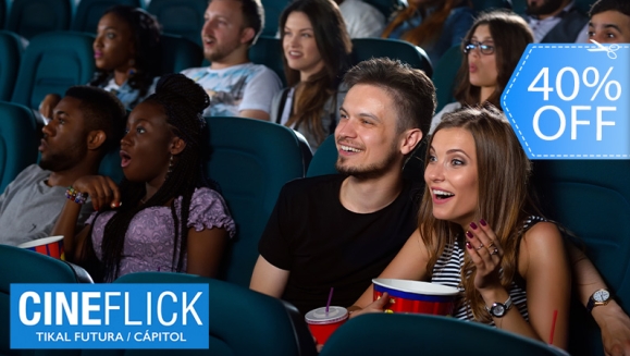 [Image: ¡Paga Q189 en Lugar de Q316 por 4 Entradas para Película a Elección + 2 Hot Dogs + 2 Poporopos + 4 Bebidas + 30 Minutos de Billar!m]