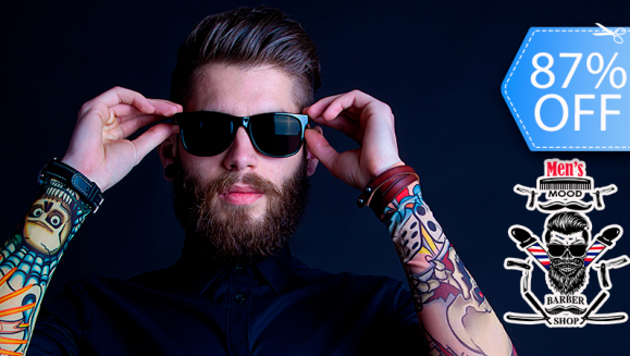 [Image: ¡Paga Q39 en Lugar de Q300 por Corte de Cabello o Talle de Barba con Vapor + Lavado Spa + Peinado con Gel, Cera o Spray y Más!!m]