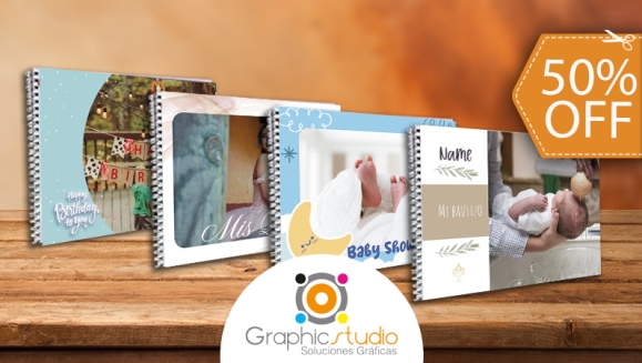 [Image: ¡Paga $15 en Lugar de $30 por Photo-Book (Álbum de Fotos) con Temática de Diseño a Elección, Pasta Dura Matte o Brillante y con 50 Fotografías Impresas en Papel Tipo Revisa a Todo Color!m]