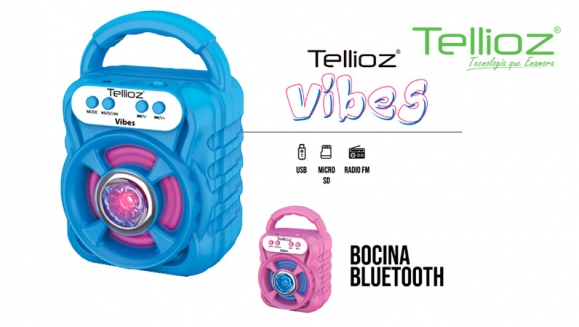 [Imagen:¡Paga Q125 en lugar de Q180 por Tellioz Vibes: Bocina Bluetooth para Niños!]