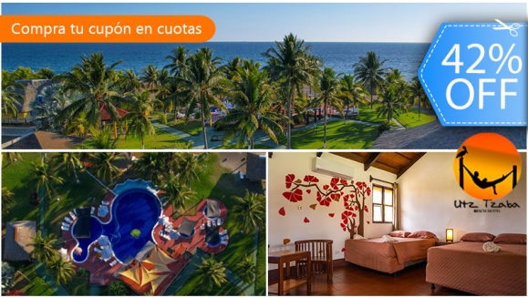 [Image: ¡Paga Q699 en Lugar de Q1,200 por Estadía en Monterrico que Incluye: 1 Noche para 2 en Habitación Doble + 2 Desayunos + Impuestos!m]