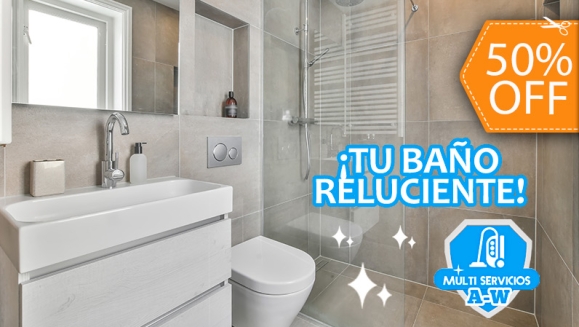 [Image: ¡Paga $30 en Lugar de $60 por Limpieza y Desincrustación Profunda de Baño: Ducha, Inodoro, Lavamanos y Piso!m]