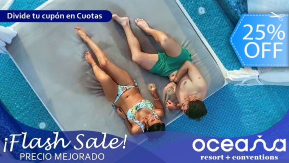 [Image: ¡DayPass ALL INCLUSIVE! ¡Paga Q599 en Lugar de Q800 por DayPass en Oceana Resort que Incluye: Desayuno y Almuerzo Buffet + Snacks Mañana y Tarde + Bebidas Ilimitadas Alcohólicas y No Alcohólicas!m]