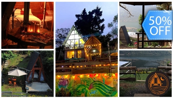 [Image: ¡Paga Q299 en Lugar de Q600 por Estadía para 2 Personas en Cabaña + Uso de Lancha de Remos + Uso de Instalaciones (Jardines, Ping-Pong, Voleibol, Fogata) + Impuestos Incluidos!m]