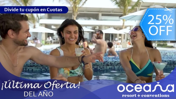 [Image: ¡Último Day Pass ALL INCLUSIVE del Año! ¡Paga Q599 en Lugar de Q800 por DayPass en Oceana Resort que Incluye: Desayuno y Almuerzo Buffet + Snacks Mañana y Tarde + Bebidas Ilimitadas!m]