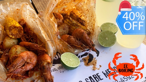 [Image: ¡Sabor Cajún para Compartir! ¡Paga Q225 en Lugar de Q375 por 2 Libras de Camarones con Papa y Elote en Salsa Cajún + Papas Fritas + 4 Limonadas, Gaseosas o Cervezas!m]