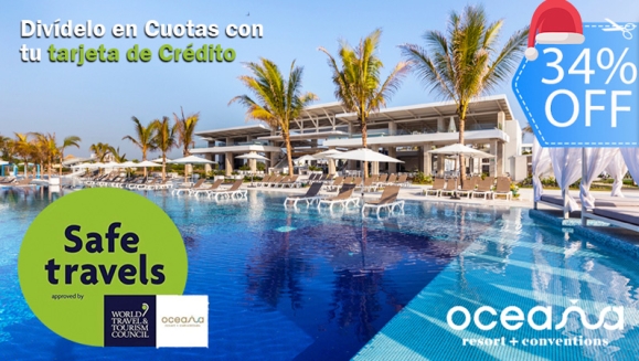 [Image: ¡Oceana Resort TODO INCLUIDO! ¡Paga Q1,999 en Lugar de Q3,040 por Estadía Familiar para 2 Adultos y 2 Niños (Menores de 6 Años) en Habitación Superior + Impuestos Incluidos!m]