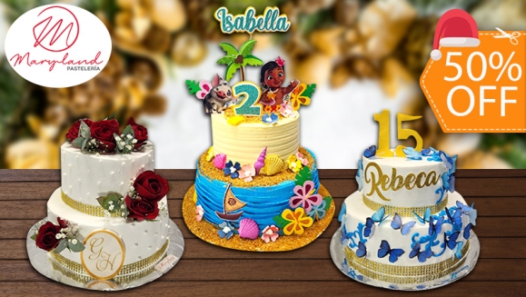 [Image: ¡Paga $59.95 en Lugar de $120 por Pastel de 2 Pisos con Relleno Premium y Decoración a Elección!m]