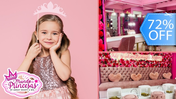 [Image: ¡Paga Q99 en vez de Q350 por Servicios de Salón y Glamour Para Tu Princesa: Corte de Cabello + Peinado con Glitter + Esmaltado de Uñas + Uso de Vestidos y Accesorios del Magic Closet + Fotografías Digitales en Cabinas Personalizadas y Más!m]
