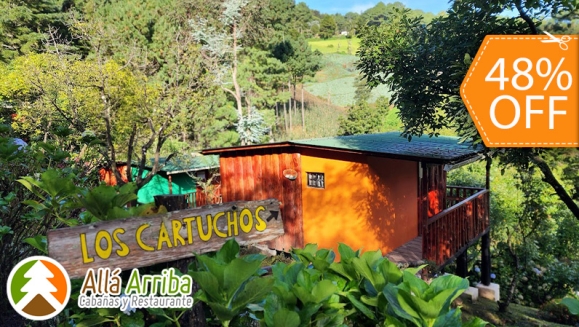 [Image: ¡Paga $55 en Lugar de $105 por 1 Noche en Cabaña para 2 Adultos y 2 Niños o para 3 Adultos + Desayunos + 30 Minutos de Juegos de Mesa + Caminata en Bosque + Visita al Vivero de Hortalizas + Entretenimiento y Más!m]