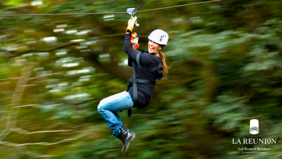 [Image: ¡Paga Q365 en lugar de Q890 por Day Pass de Aventura para 2 que Incluye: Recorrido Extremo en Canopy de 5 Tramos + Juego en el Campo de Minigolf o Rappel + Uso de Instalaciones de Parque Ecológico Ecoaventuras + 2 Almuerzos con Bebidas y Postres!m]