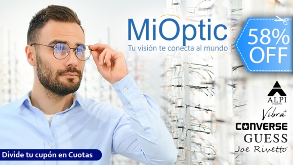 [Image: ¡Paga Q750 en Vez de Q1,800 por Lentes Graduados + Aros de Marca a Elección Entre: Converse, Guess, Alpi, Joe Rivetto, Vibra+, Mykonos o Barón + Estuche + Kit de Limpieza + Examen de la Vista + 1 Año de Limpieza Ultrasónica para Aros y Lentes!m]