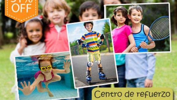 [Image: ¡Paga $17 en lugar de $35 por pase semanal de Curso de verano “Summer Sport Camp” que incluye 4 disciplinas: Patinaje en línea, Bádminton, Natación y Fairplay en Complejo Deportivo El Polvorín, con Centro de Refuerzo y Club de Tareas!m]