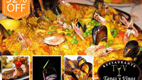 [Image: ¡Paga $11 y consume $23 en todo el riquísimo menú de Restaurante Tapas y Vinos!m]