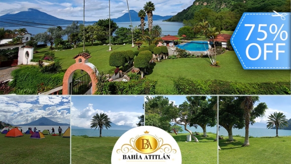 [Image: ¡Aventura Única en Atitlán! ¡Paga Q99 en Lugar de Q400 por Camping Para 2 Adultos y Hasta 2 Niños + Uso de Instalaciones que Incluyen: Uso de Piscina, Acceso a Playa Privada y Área Verde o Abierta y Más!m]