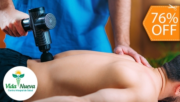 [Image: ¡Paga $22 en Lugar de $90 por 2 Masajes Relajantes + 2 Masajes Cráneo-Facial + 2 Terapias de Percusión en Espalda o Nervio Ciático + 2 Ajustes Quiroprácticos + Aromaterapia!m]
