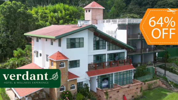 [Image: ¡Regálate un Respiro! ¡Paga $90 en Lugar de $247.80 por 1 Noche para 2 Personas en Verdant Hotel + 2 Desayunos a La Carta!m]