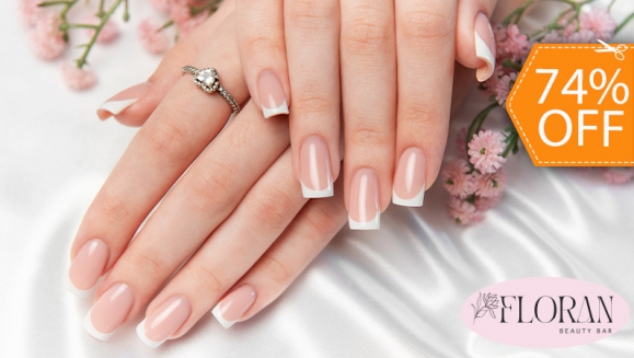 [Image: ¡Paga $9 en Lugar de $35 por Set de Uñas Acrílicas a Elección entre French, Naturales o Cover de Color (Baño de Acrílico) + Decoración en 2 Uñas + Brillo Permanente!m]