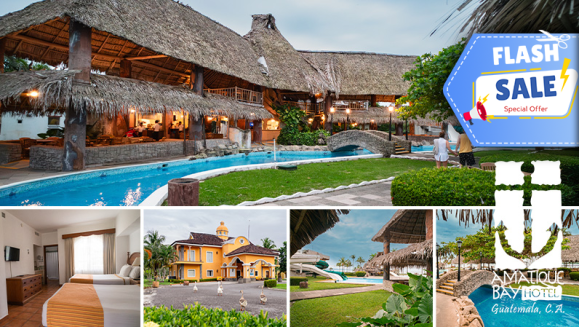[Image: ¡FLASH SALE Fin de Semana en Amatique Bay Resort! ¡Paga Q979 en Vez de Q1,227 por Estadía de Fin de Semana en Habitación Studio Para 2 Adultos y Hasta 2 Niños + 2 Desayunos + Uso Ilimitado Instalaciones + Impuestos! ¡Solo 10 Cupones Disponibles!m]