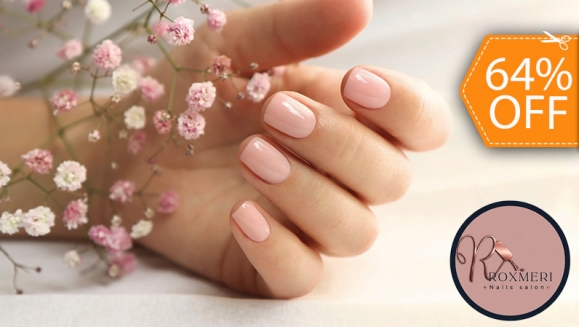 [Image: ¡Técnica Novedosa Que Fortalece y Prolonga la Duración de Tu Manicura! ¡Paga $10 en Lugar de $28 por Base Rubber + Esmaltado Permanente + Manicure Express!m]