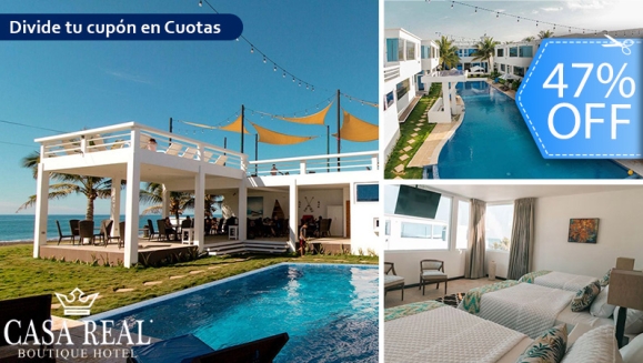 [Image: ¡Deja la Rutina Atrás en Casa Real Boutique, Monterrico! ¡Paga Q799 en Lugar de Q1,500 por Estadía en Habitación Triple Para Hasta 6 Personas + 3 Desayunos + Playa Privada + Piscina y Más!m]