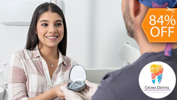 [Image: ¡Paga $25 en Lugar de $155 por Retenedor Dental Removible Transparente (Superior o Inferior) + Limpieza Dental con Sistema de Succión con Aerosol + Estuche!m]