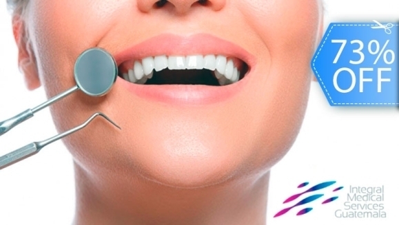 [Image: ¡Paga Q549 en Lugar de Q2,050 por Blanqueamiento Dental Químico con Luz LED + Pulido Dental con Profijet + Limpieza con Ultrasonido + Imagen Digital + Aplicación de Flúor y Evaluación!m]