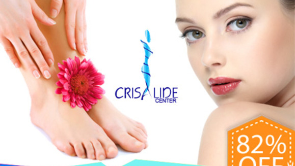[Image: ¡Paga Q79 en lugar de Q445 por Manicure Spa + Pedicure Spa + Esmalte en uñas de manos y Pies + Facial de Limpieza + Mascarilla de Colágeno y Vitamina E en Crisalide Center Salon y Spa!m]
