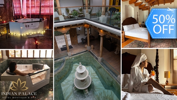 [Image: ¡Paga Q799 en Lugar de Q1,600 por Estadía Romántica para 2 Personas en Habitación Suite Deluxe + Desayunos + Decoración Romántica Standard: Pétalos de Rosa + Velas + Chocolates + 2 Cocteles!m]