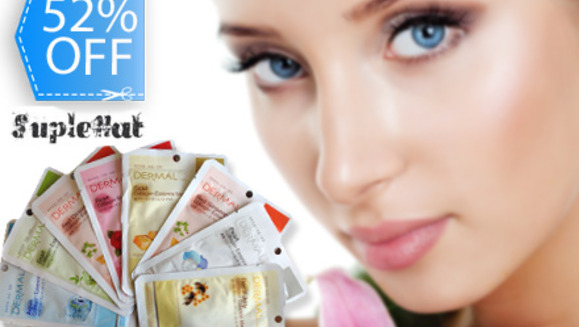 [Image: ¡Paga Q69 en lugar de Q145 por Kit de Rejuvenecimiento Facial de 8 Mascarillas (Ginseng, Oro, Agua, Rosa, Perla, Jalea Real, Caracol y Coenzima Q10) a Base de Colágeno en SupleNat Internacional!m]