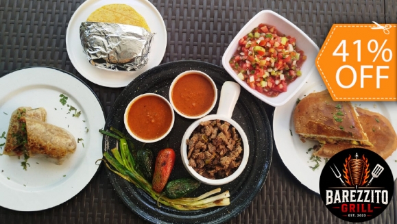[Image: ¡Delicioso Banquete Mexicano para 4 Personas en Tuscania! ¡Paga $18 en Lugar de $30.50 por 24 Tortillas de Tacos con 1 Lb de Proteína a Elección: Asada, Chicharrón, Pastor, Pollo o Mixta + 1 Torta + 1 Burrito + Chirmol + Salsas y Más!m]