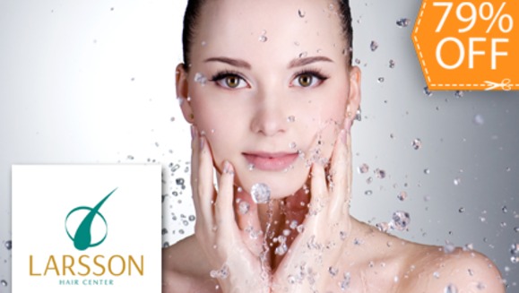 [Image: ¡Paga $30 en lugar de $140 por Facial Completo que incluye: 3 Peelings + 3 Limpiezas Profundas + 3 Hidrataciones + 3 Mascarillas + Análisis Capilar con Microcámara y más en Larsson Hair Center!m]