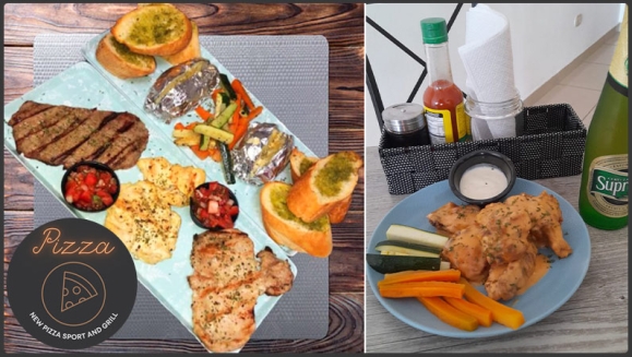 [Image: ¡Paga $10 y Consume $20 en Todo el Menú de New Pizza Sport and Grill!m]