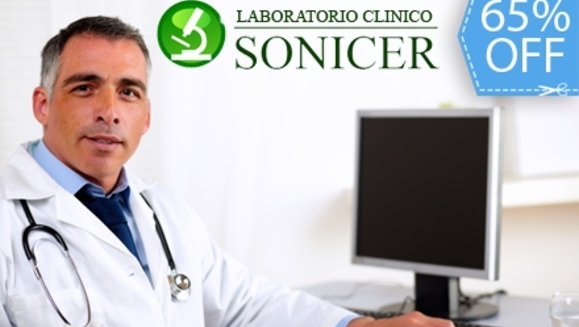 [Image: ¡Paga Q299 en lugar de Q850 por Paquete Médico de 10 Exámenes de laboratorio Para Diagnóstico de Diabetes, Artritis, y Tiroides que Incluye: Glucosa Pre + Glucosa Post + Tipo de Sangre + Antiestreptolisina y Más en Laboratorios Sonicer!m]