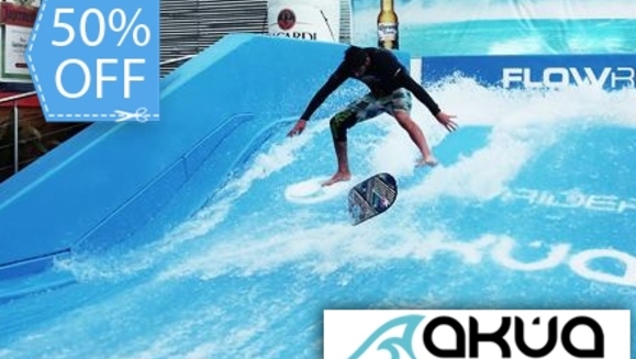 [Image: ¡A Surfear en la Ciudad! ¡Paga Q75 en lugar de Q150 por 1 Hora de Flowboarding + Wet Suit + Toalla + Tabla e Instructor en Akúa Flowboarding!m]